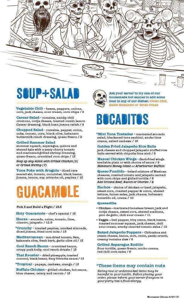 Mezcal Tequila Cantina - Worcester, MA menu_pic