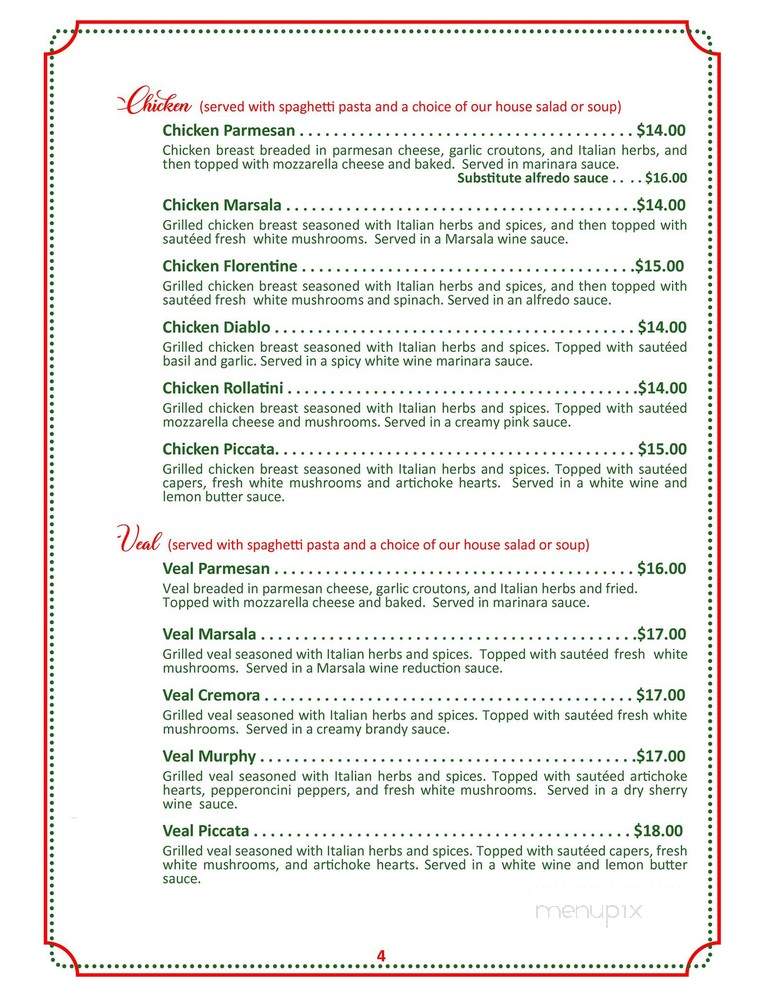 Little Italy Pizza and Pasta - Abilene, TX menu_pic