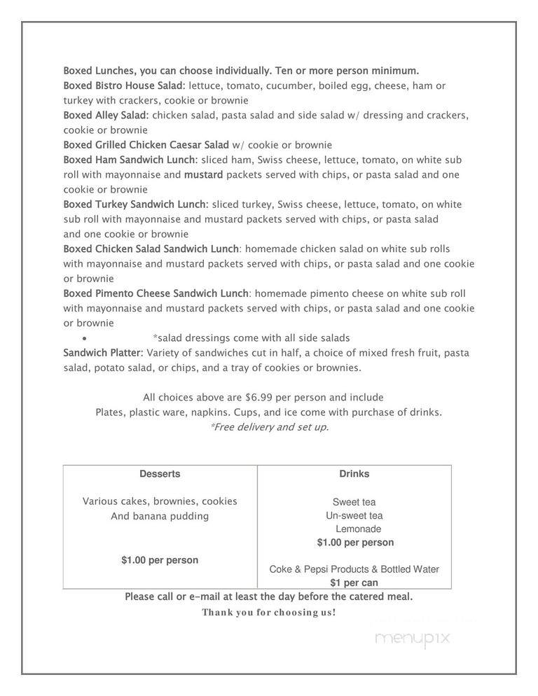 Fancy That Cafe - Columbia, SC menu_pic