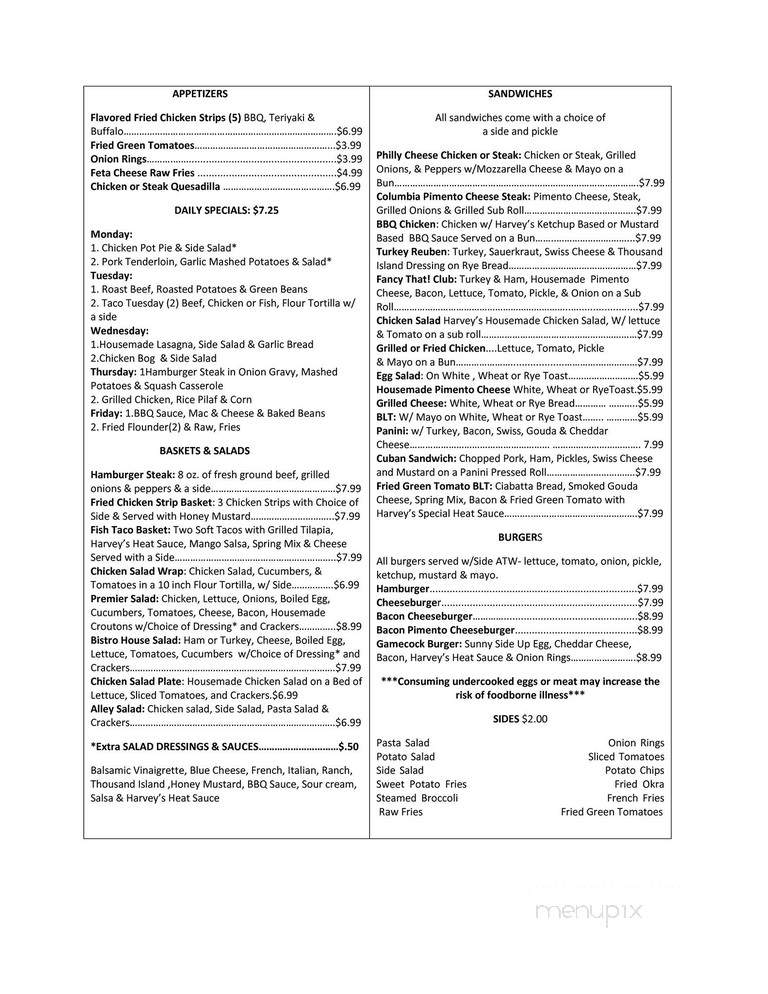 Fancy That Cafe - Columbia, SC menu_pic