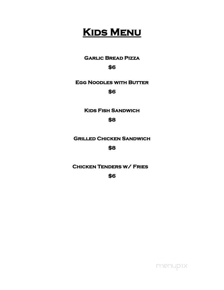 The Tavern Restaurant - Brattleboro, VT menu_pic