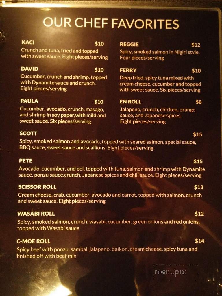 Sushi House - Stillwater, OK menu_pic