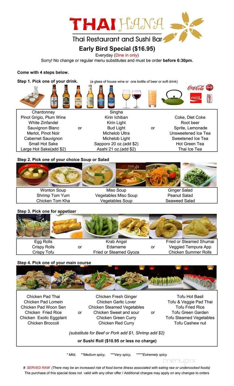Thai Hana - Melbourne, FL menu_pic