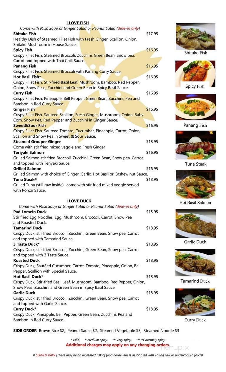 Thai Hana - Melbourne, FL menu_pic