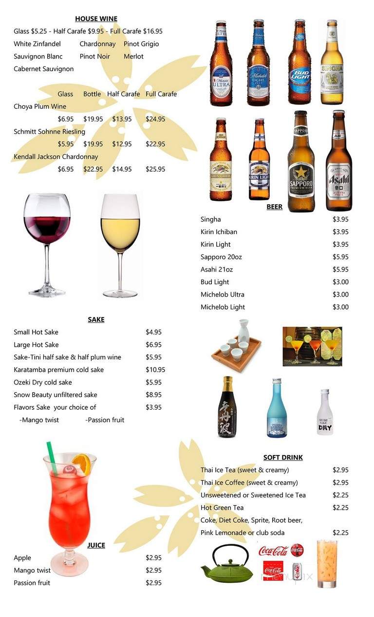 Thai Hana - Melbourne, FL menu_pic