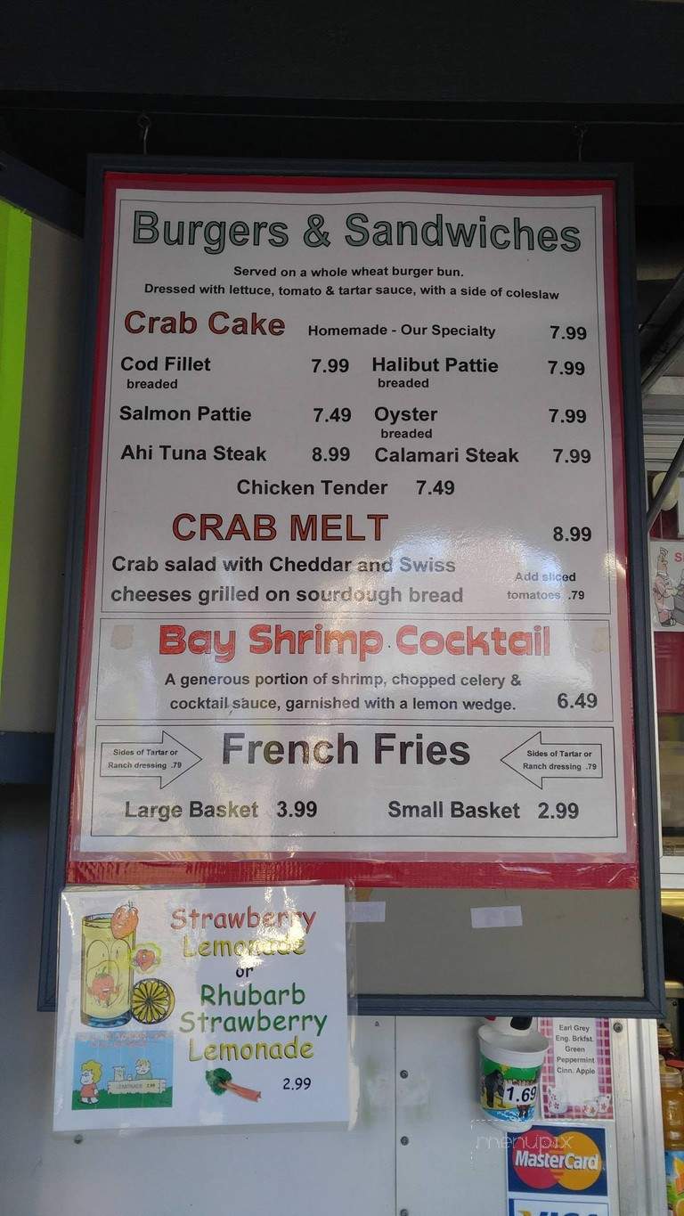 Dingey's Puget Sound Cuisine - Olympia, WA menu_pic