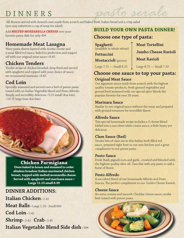 Avanti's Italian Restaurant - Bloomington, IL