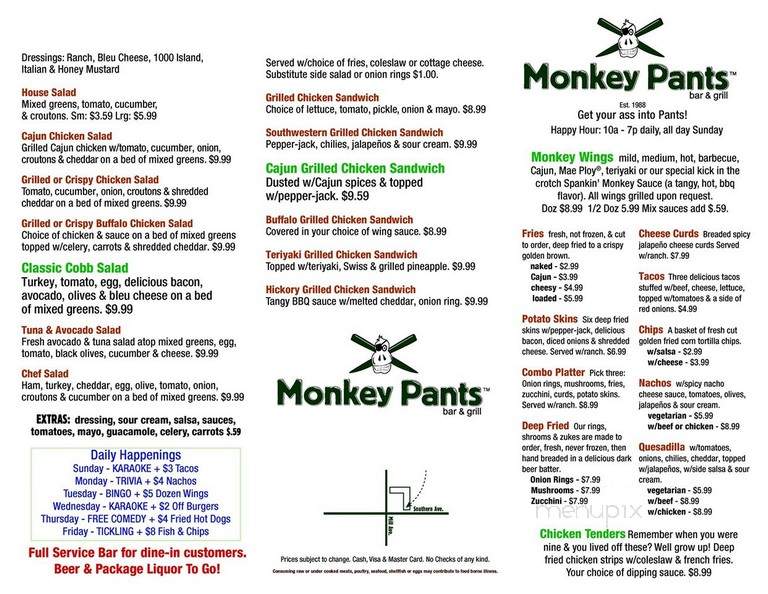 Monkey Pants Bar & Grill - Tempe, AZ