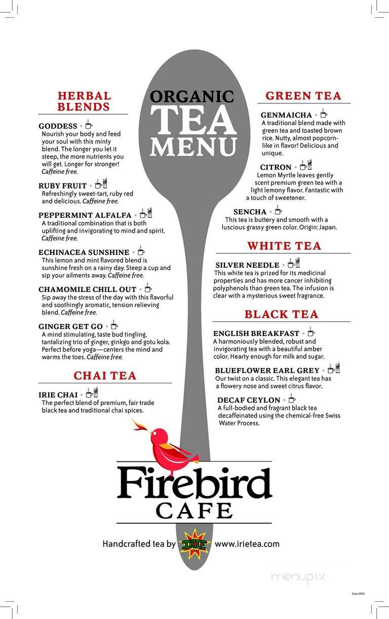 Firebird Cafe - Essex Junction, VT menu_pic