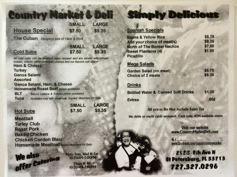 Simply Delicious - St Petersburg, FL menu_pic