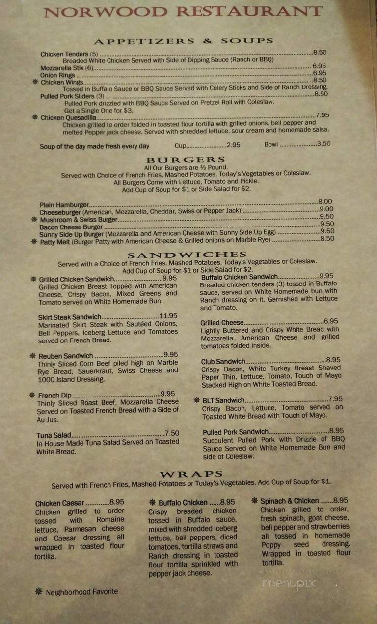 Norwood Restaurant - Chicago, IL