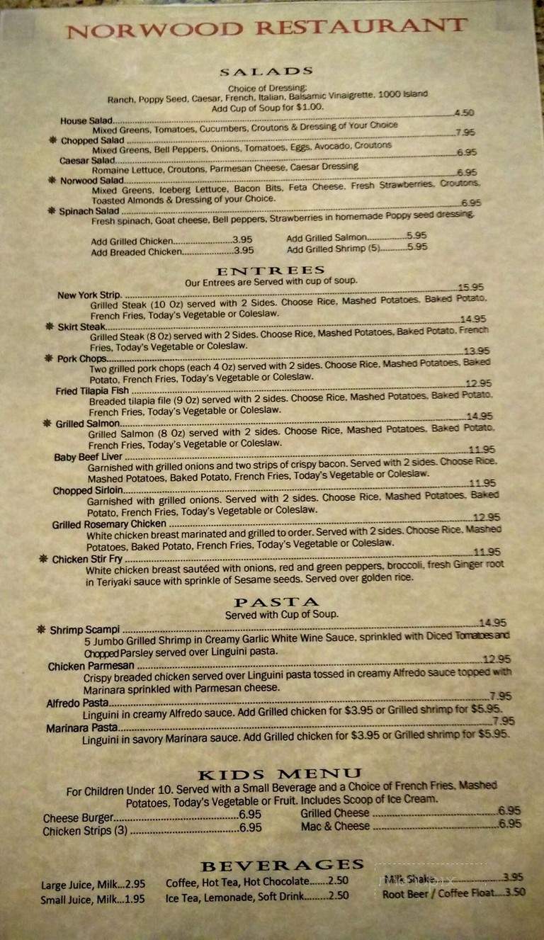 Norwood Restaurant - Chicago, IL