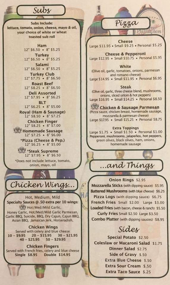 Colden Country Inn - Colden, NY menu_pic