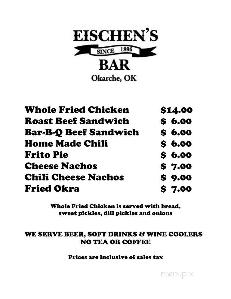 Eischen's Bar - Okarche, OK