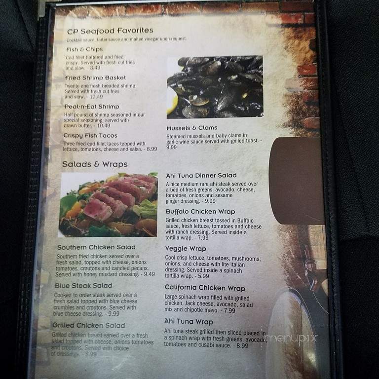 Corner Pocket Bar & Grill - Tallahassee, FL menu_pic