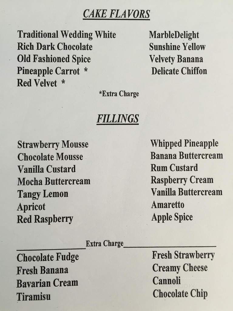 Polly Ann Bakery - San Pedro, CA menu_pic