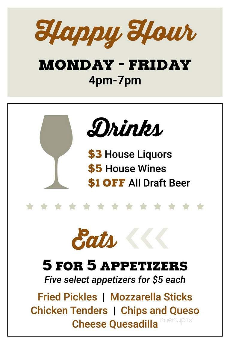 Daniel Island Grille - Daniel Island, SC menu_pic