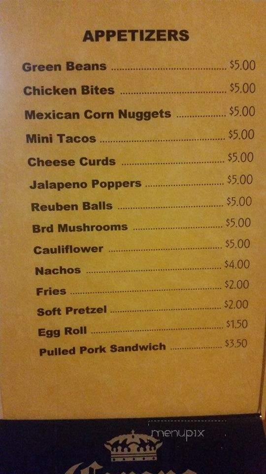 Checkerboard - South Range, WI menu_pic