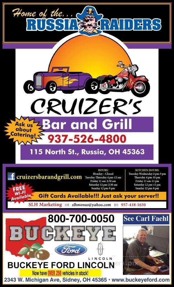 Cruizer's Bar & Grill - Russia, OH