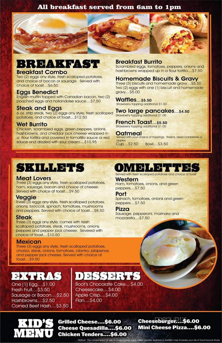 Port Of Blarney - Antioch, IL menu_pic