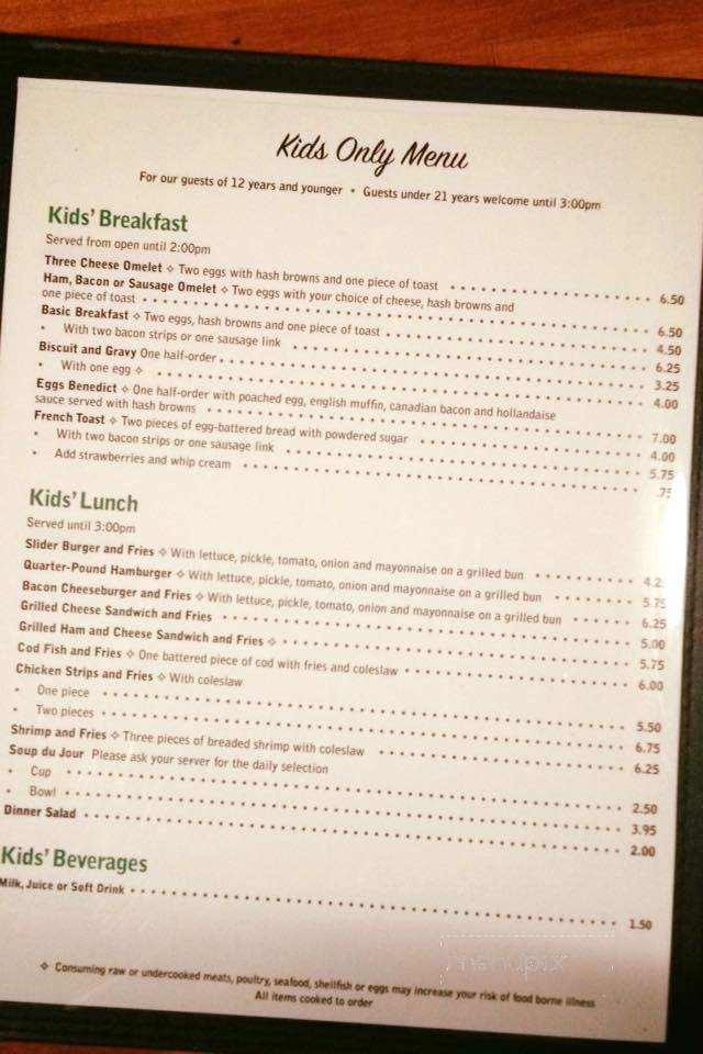 McQueen's Bar & Grill - Portland, OR menu_pic