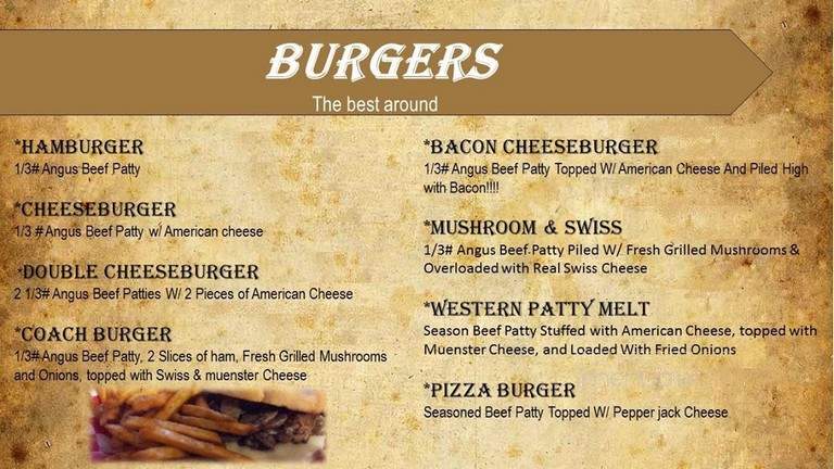 Coach Tavern - Ogema, WI menu_pic
