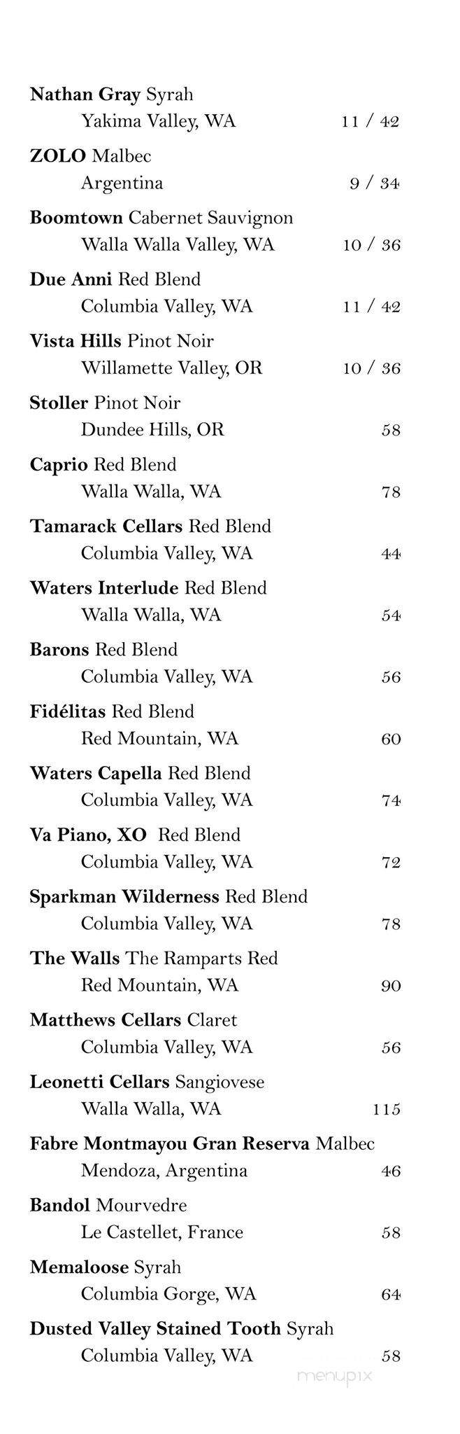 The Repp - Snohomish, WA menu_pic