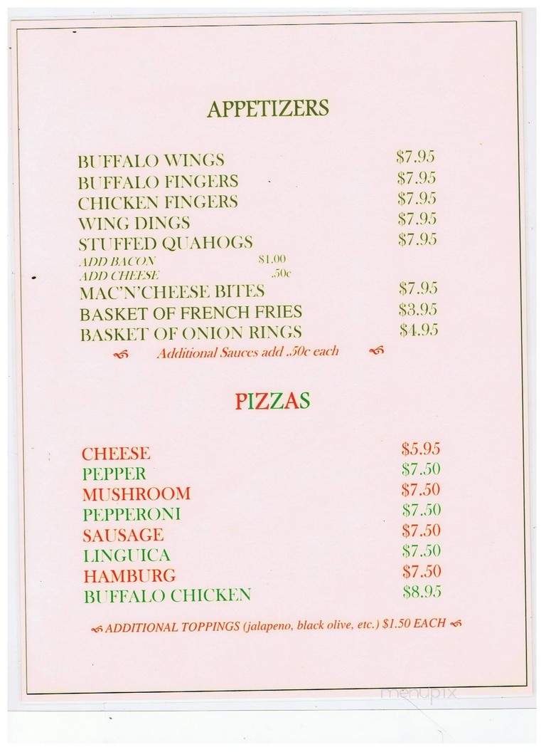 Rafferty's Pub - Marshfield, MA menu_pic