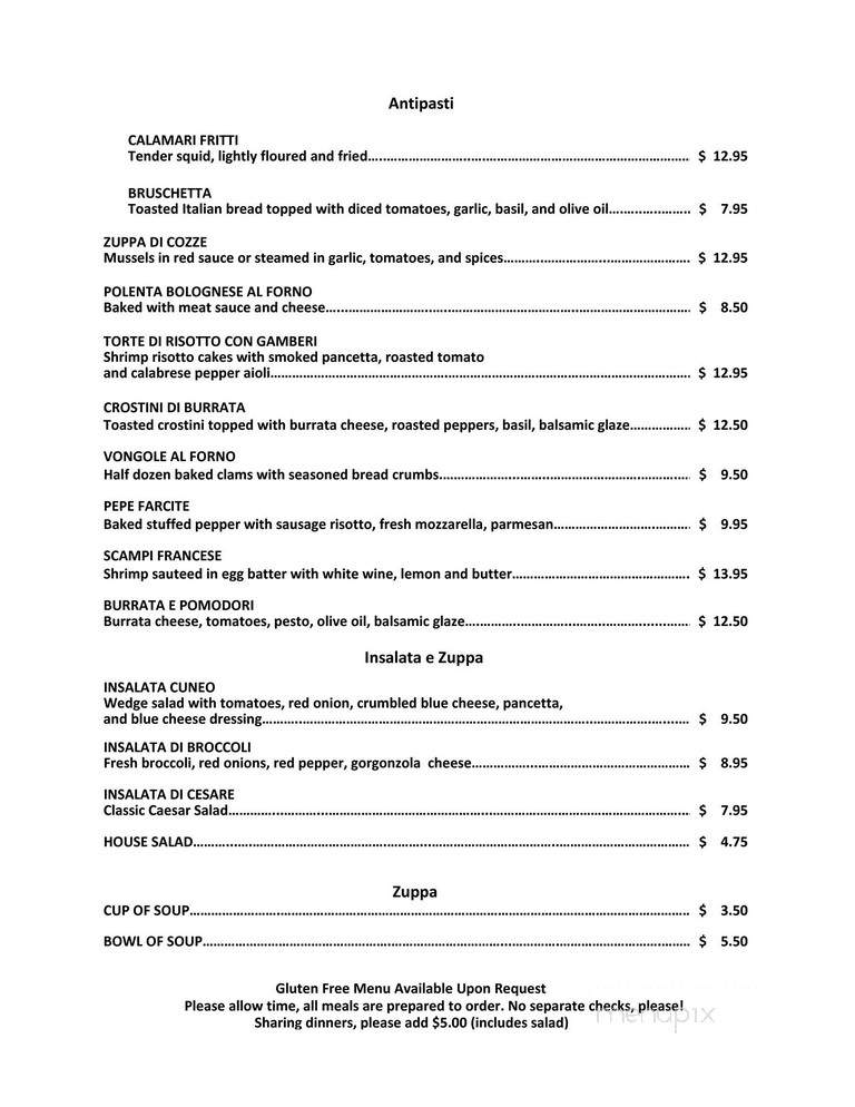 La Dolce Vita of Lemont - Lemont, IL menu_pic