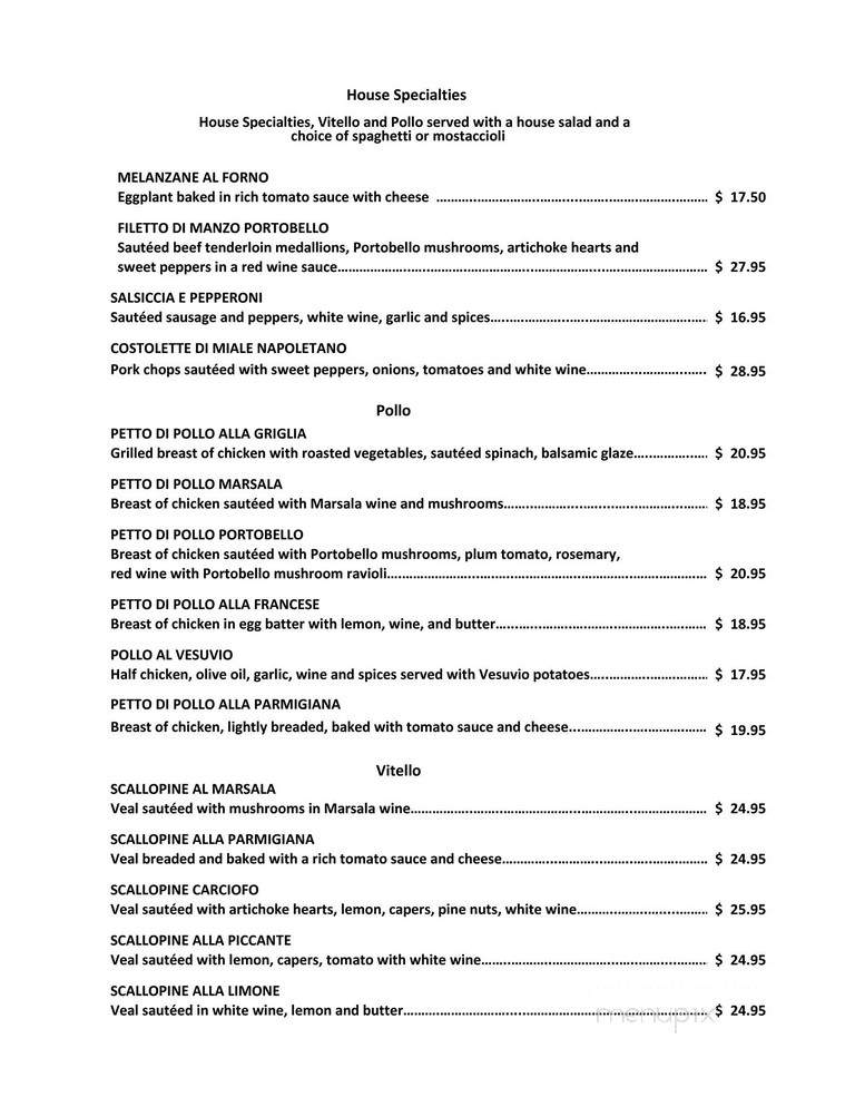 La Dolce Vita of Lemont - Lemont, IL menu_pic