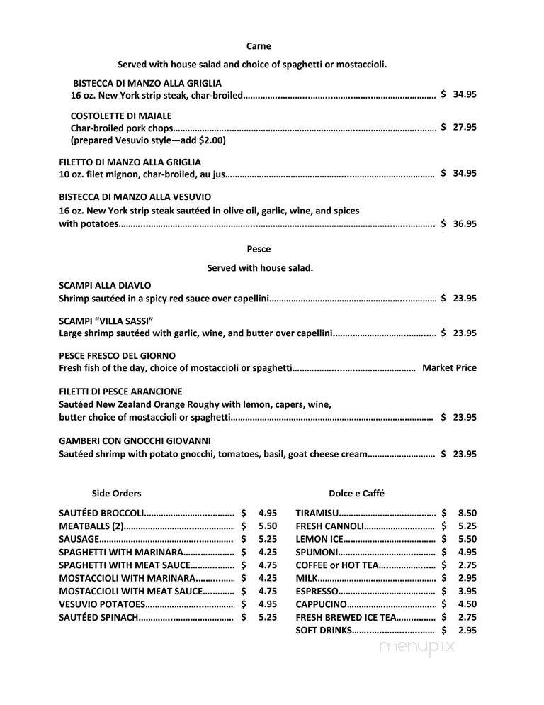 La Dolce Vita of Lemont - Lemont, IL menu_pic