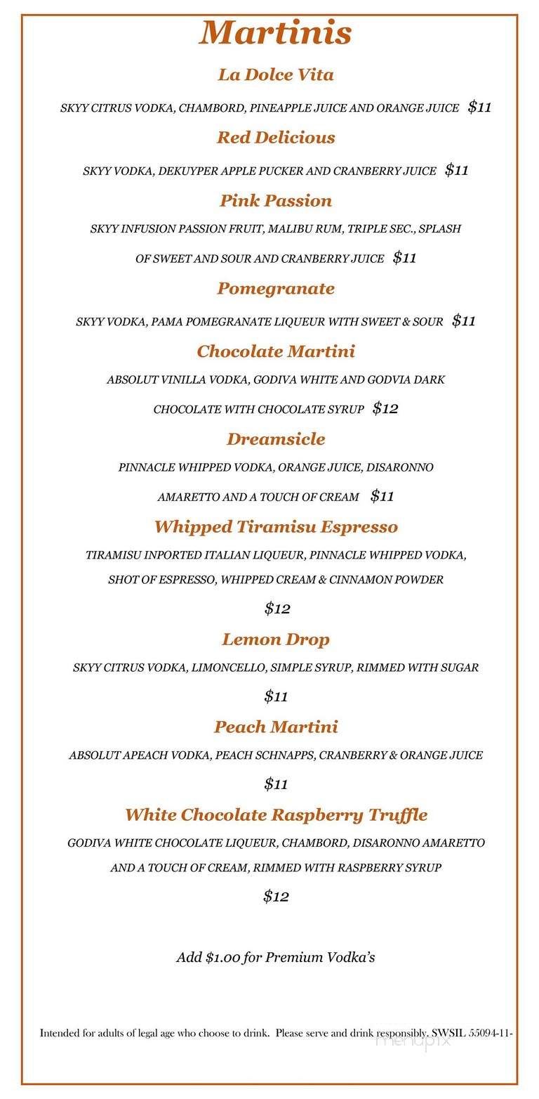 La Dolce Vita of Lemont - Lemont, IL menu_pic