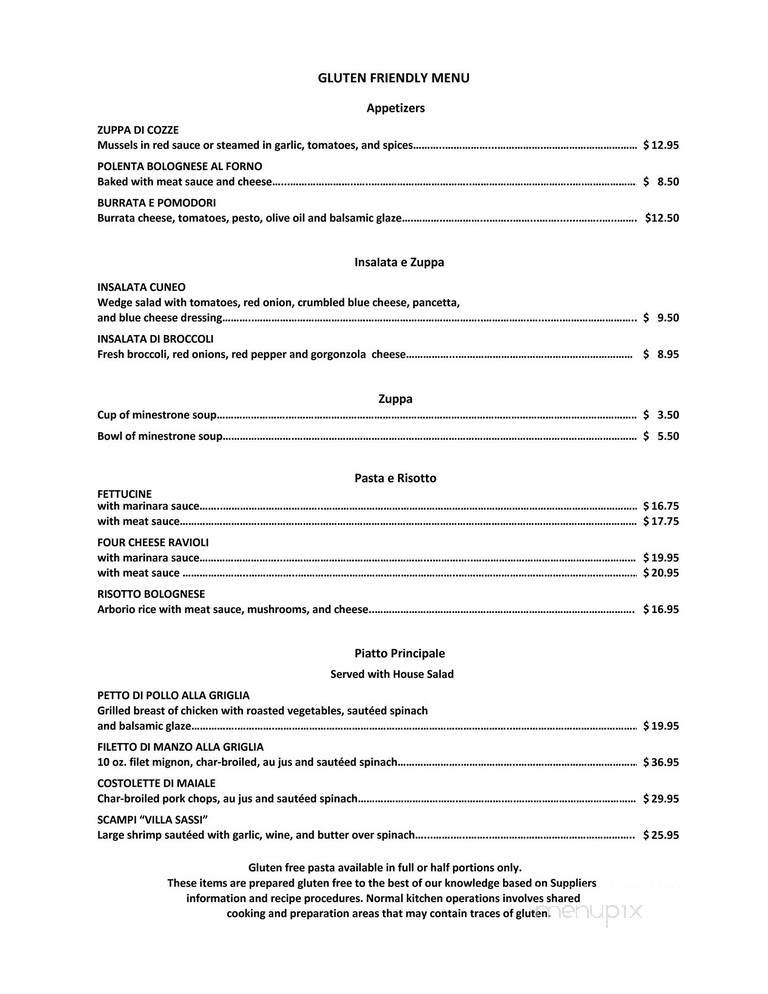 La Dolce Vita of Lemont - Lemont, IL menu_pic