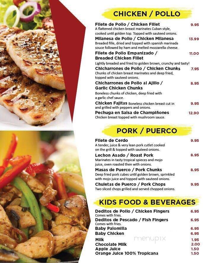 Pedrito's Cafe - Fort Lauderdale, FL menu_pic