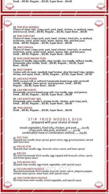 Pho Original - Anchorage, AK menu_pic