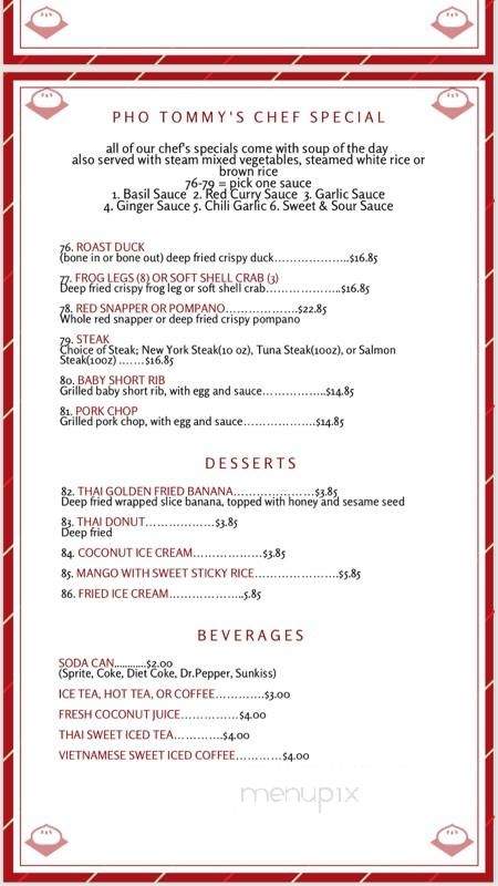 Pho Original - Anchorage, AK menu_pic