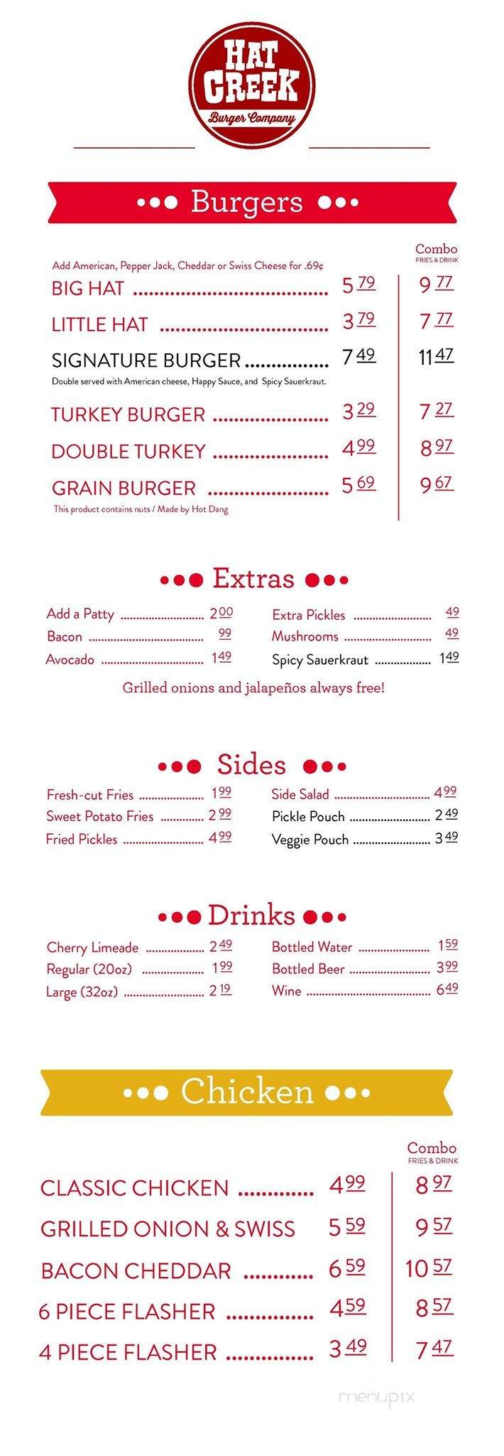 Hat Creek Burger Co. - Austin, TX menu_pic