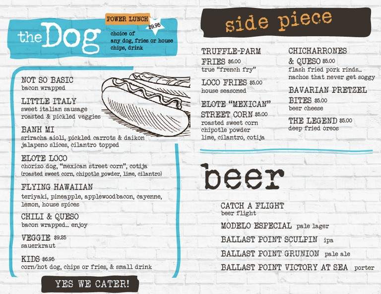 The Dog of Nashville - Nashville, TN menu_pic
