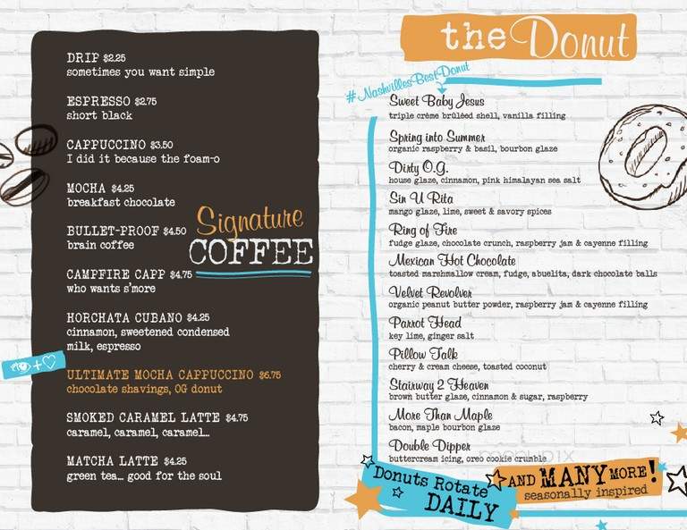The Dog of Nashville - Nashville, TN menu_pic