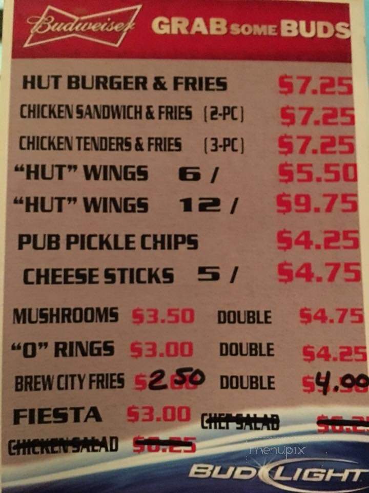 Hut - New Haven, WV menu_pic