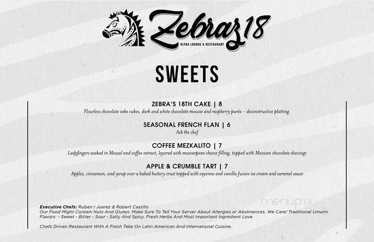 Zedba - Chicago, IL menu_pic