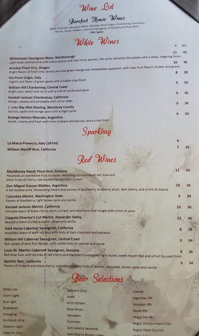 Saga Hibachi Steakhouse & Sushi Bar - Robinson Township, PA menu_pic