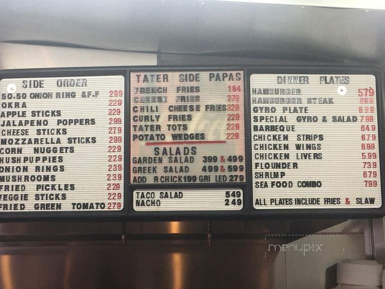 Mr. Hot Dog - Arden, NC menu_pic