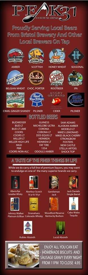 George's Union Station - Colorado Springs, CO menu_pic