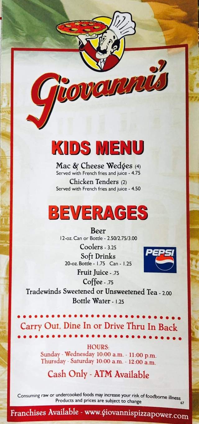 Kings Inn - Kingston, ID menu_pic