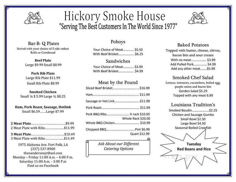 Hickory Smoke House North Fort - Fort Polk, LA