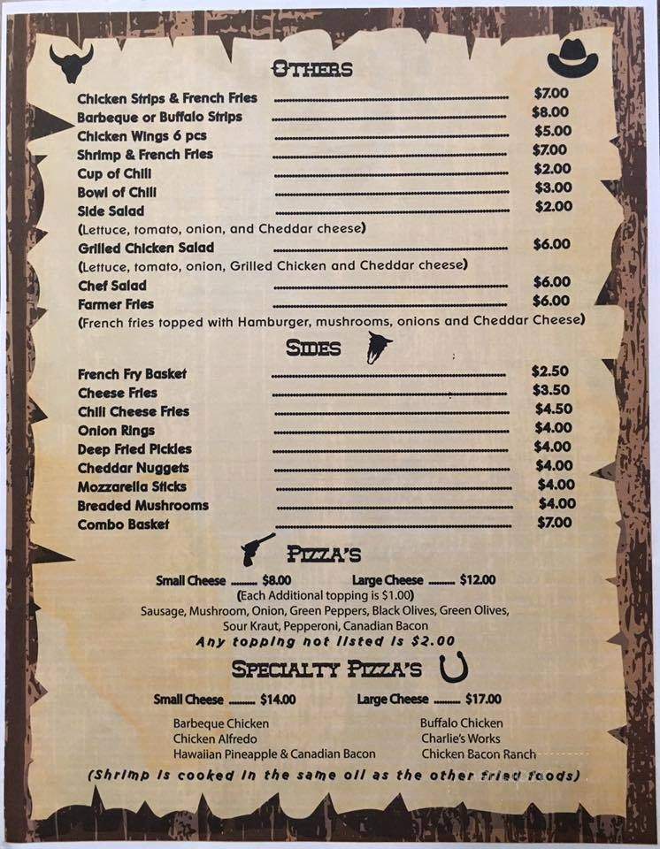 Charlie's II - Mount Carroll, IL menu_pic