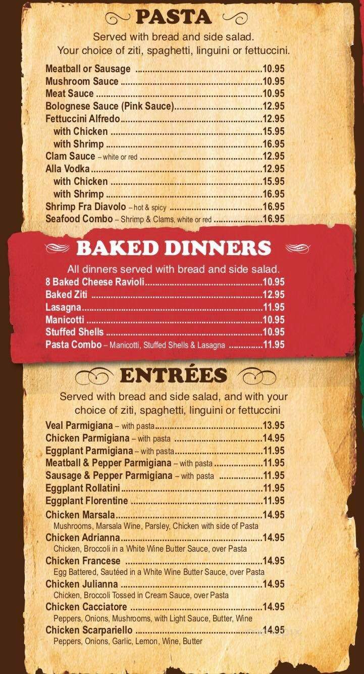 Paradise Pizza - Oakville, CT menu_pic