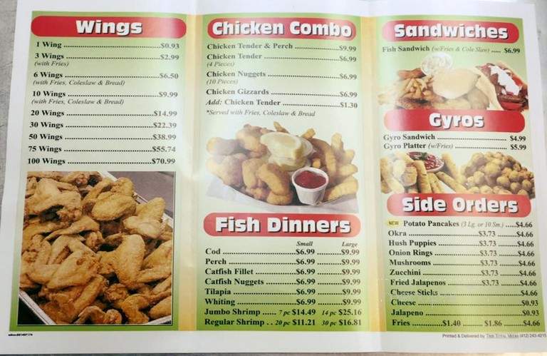 K & T's Fish and Chicken - Pittsburgh, PA
