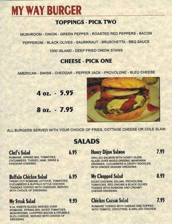 Michael's Bar & Restaurant - Rockford, IL menu_pic